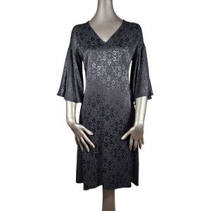 Derek Lam New York NWT Black Jacquard Dress LBD 38 2